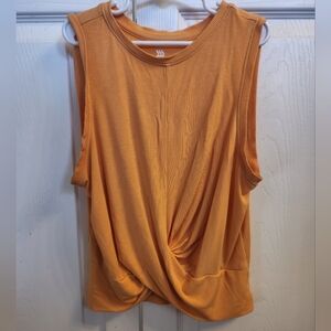 Orange Sleeveless Top